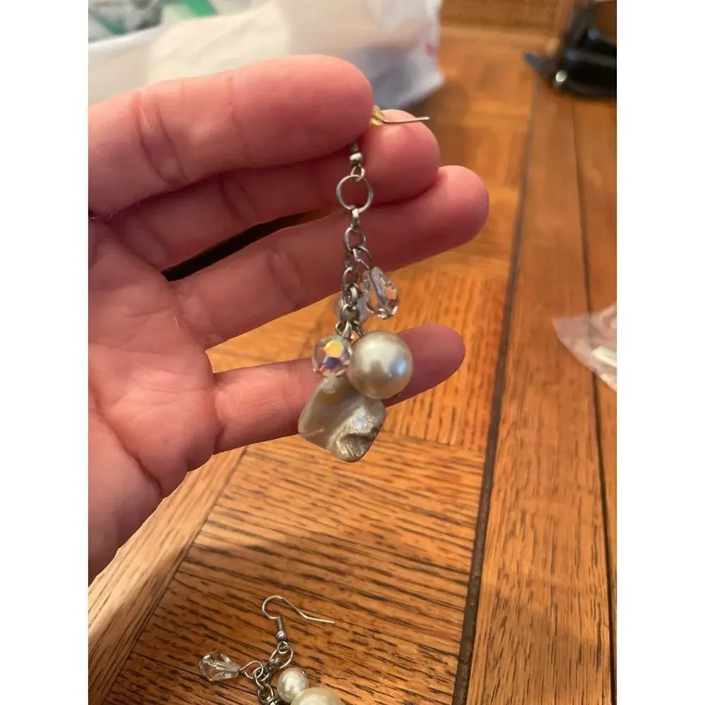 Fashion drop stones earrings